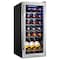 Ivation 18-Bottle Compressor Freestanding Wine Cooler Refrigerator - Stainless Steel IVFWCC181WSS - alternate 1